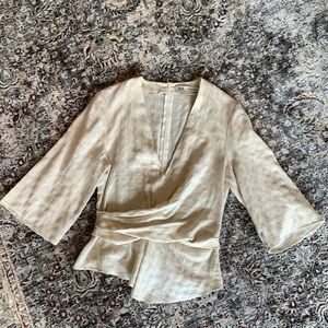 Zara Linen Blouse